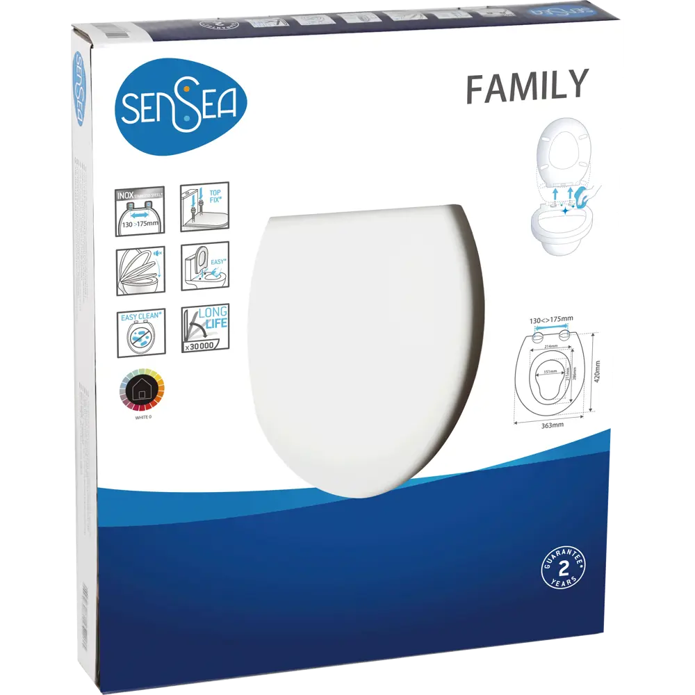 Сиденье для унитаза Sensea Family с микролифтом 82264232 STLM-2127178 Без серии - Вид №11