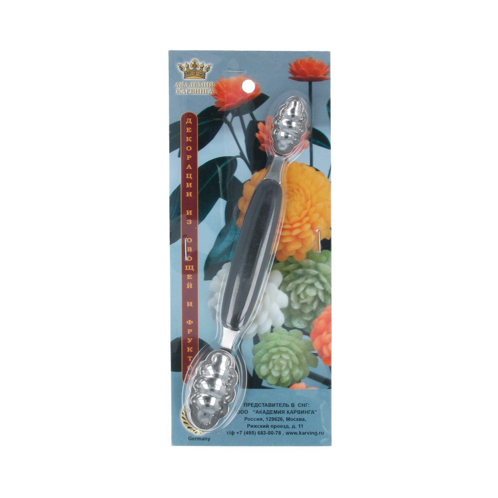 3710139 Карвинг Ложка нуазетка улитка двустор.фигурн Borner 