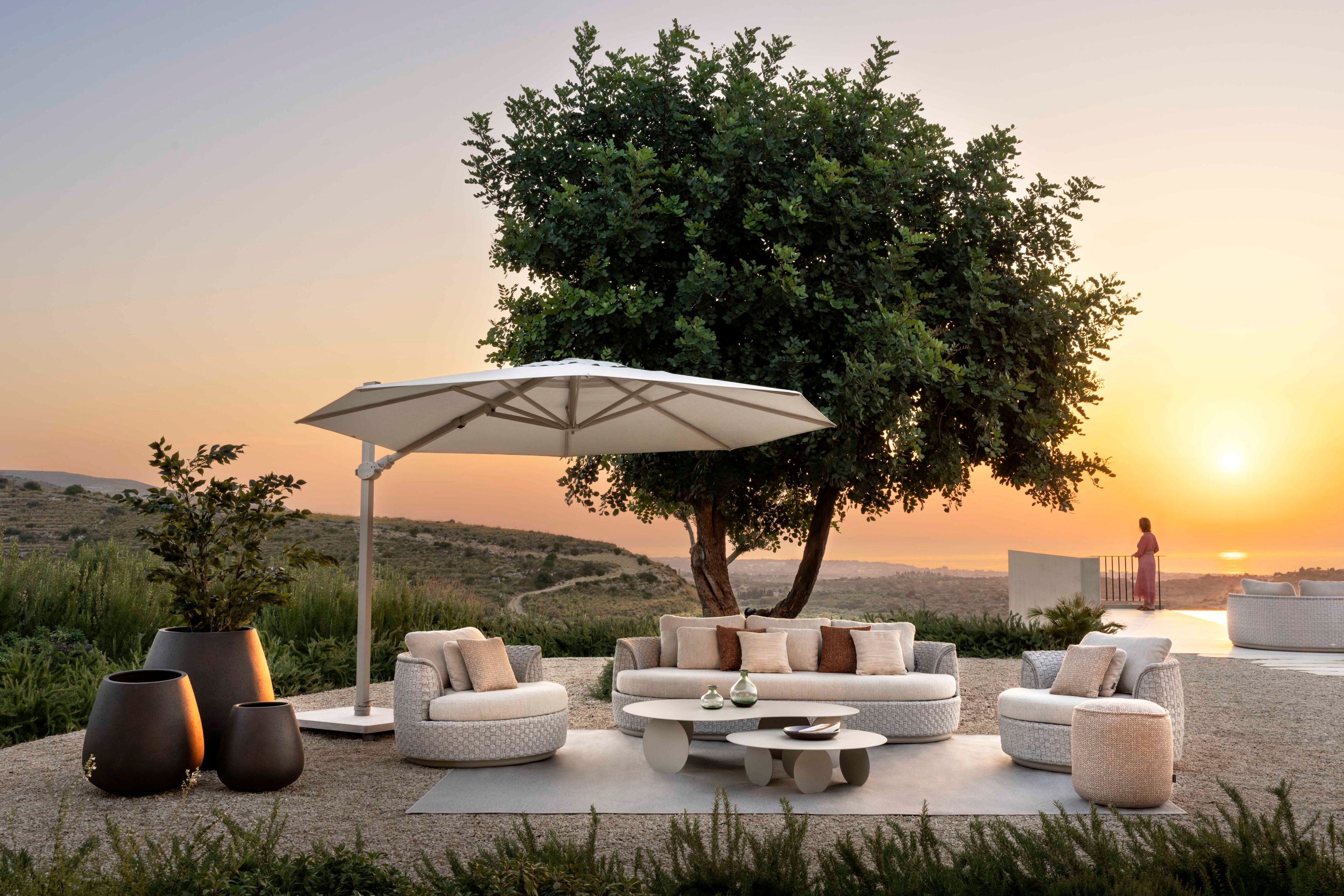 Веревочный садовый стул Jardinico круглый ARCH-00102350 - Вид №3