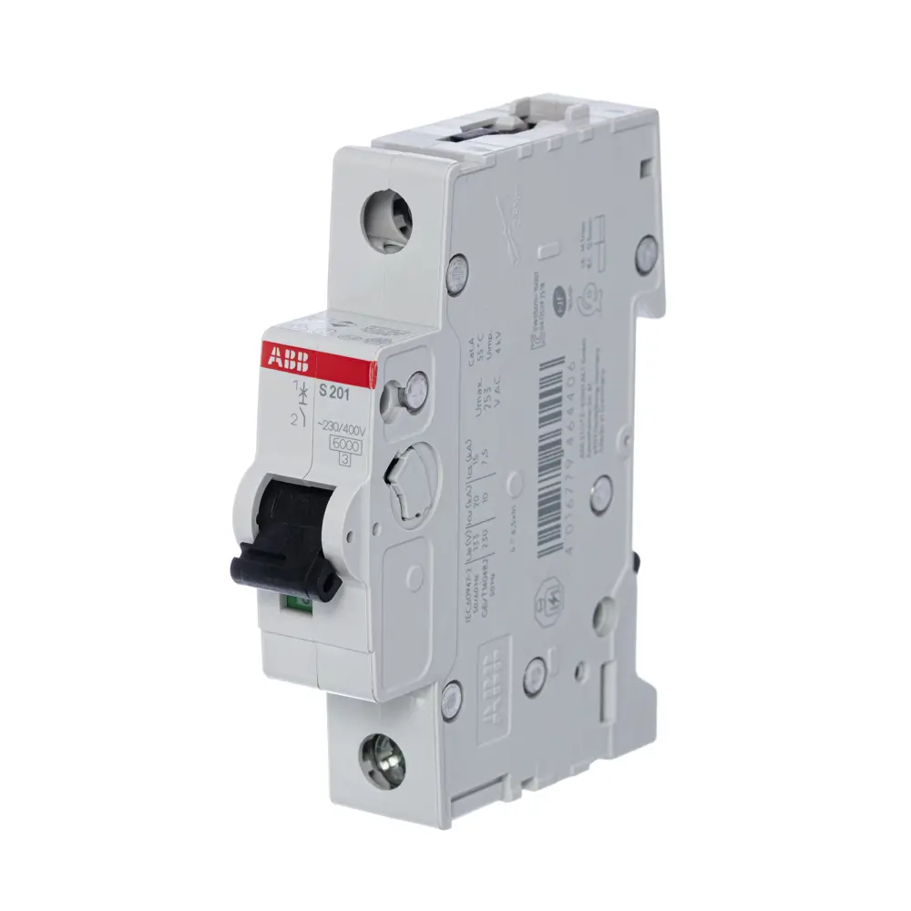 Автоматический выключатель ABB S201 1P C6 А 6 кА 2CDS251001R0064 STLM-2143162