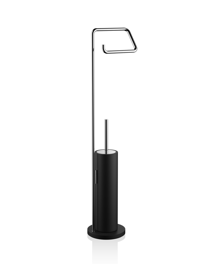 стойка STONE SBK DECOR WALTHER Черный матовый/матовая сталь 973565  - Вид №3