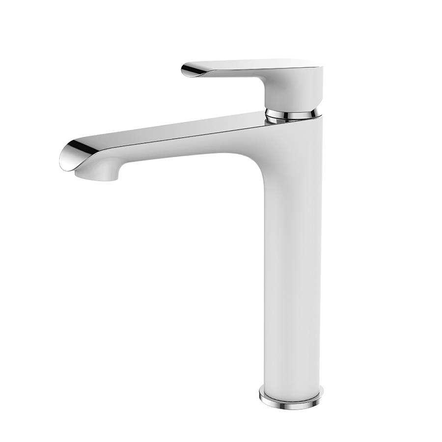 BL21006405 Bienbanyo Смеситель для раковины Bien Due Tall, хром - белый 