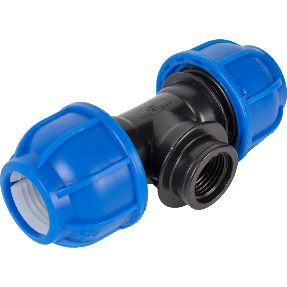 Тройник ПНД Unio ø1/2"х25х25 мм внутренняя резьба STLM-2012269