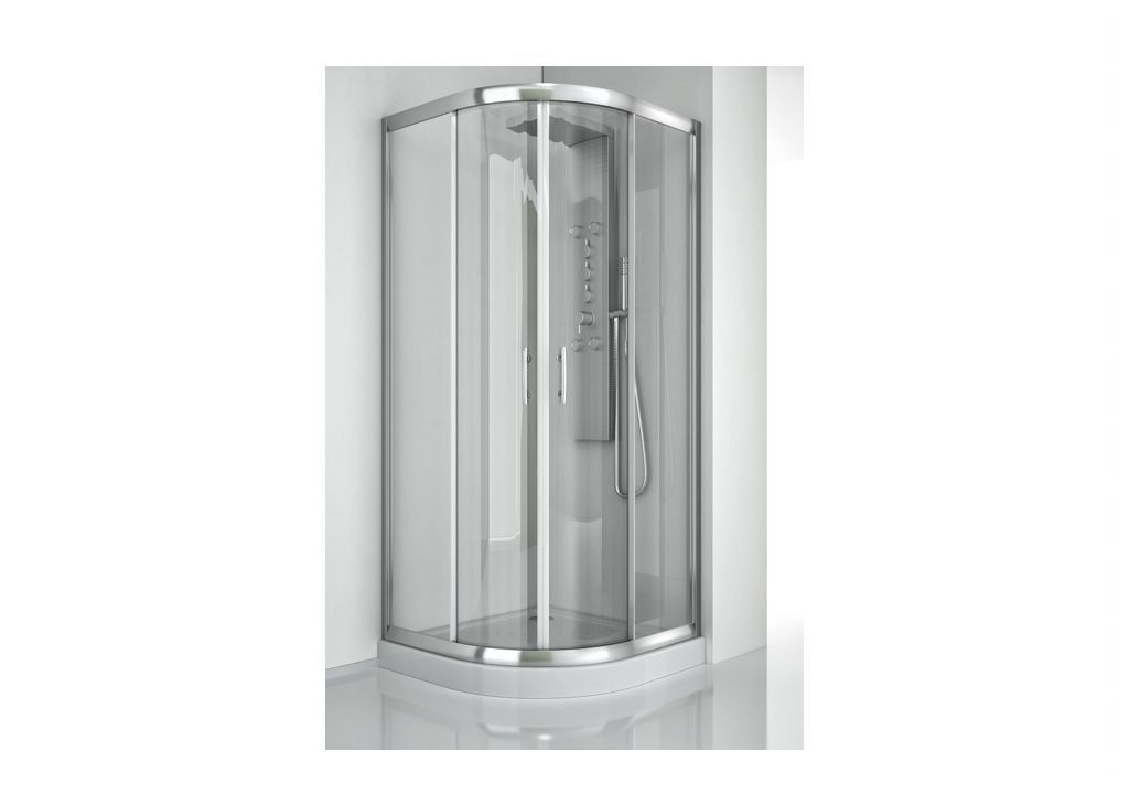 Душевой уголок Aquanet Alfa NAA2142 100x100, R550, прозрачное стекло 00185040 - Вид №3