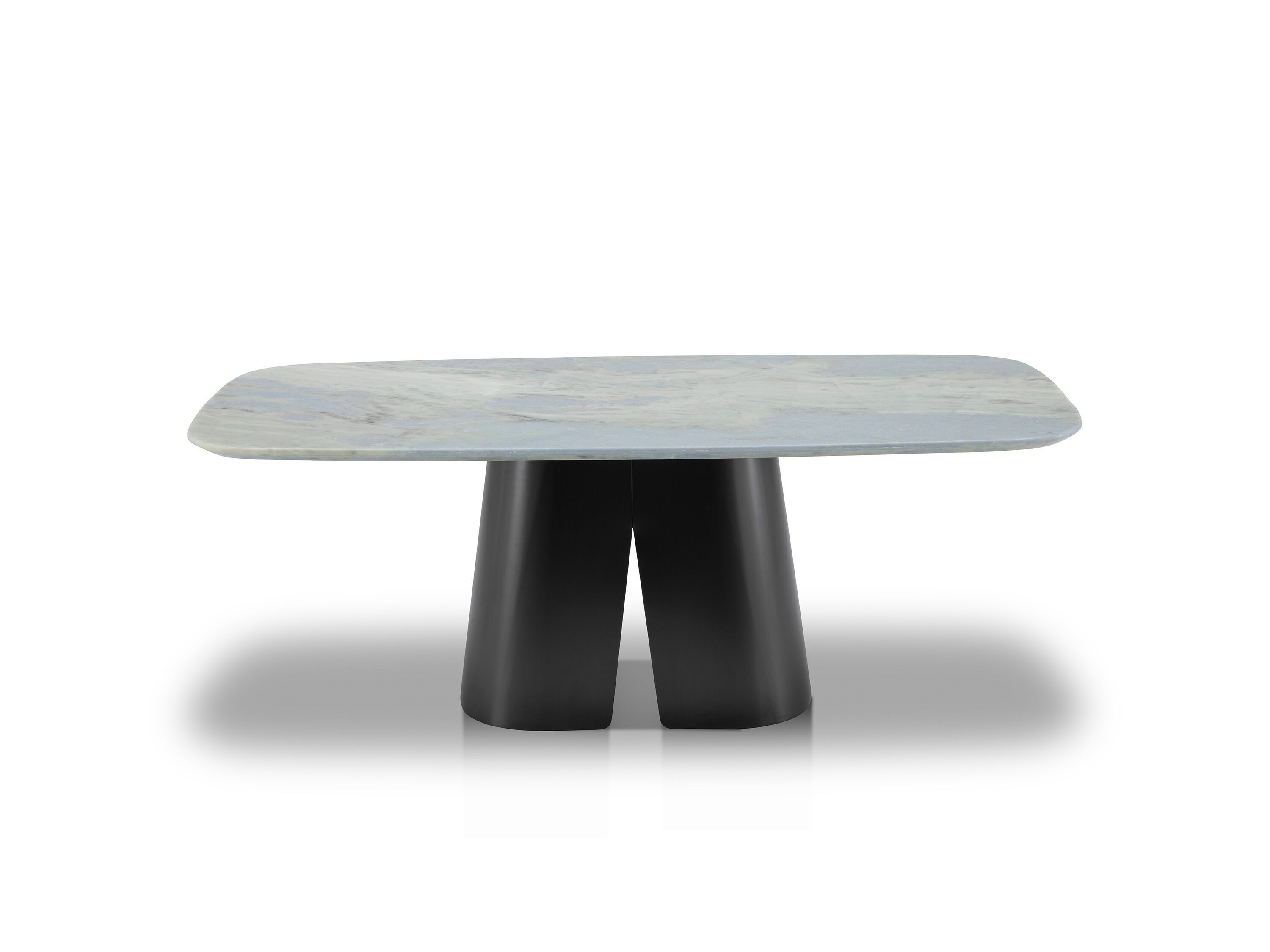 Прямоугольный обеденный стол из мрамора и нержавеющей стали CAMPO DE' FIORI AST831 ARCH-00027622