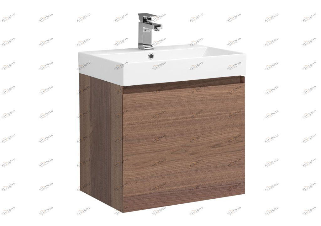 Тумба с раковиной Aquanet Нью-Йорк 60 орех 0020394500198206