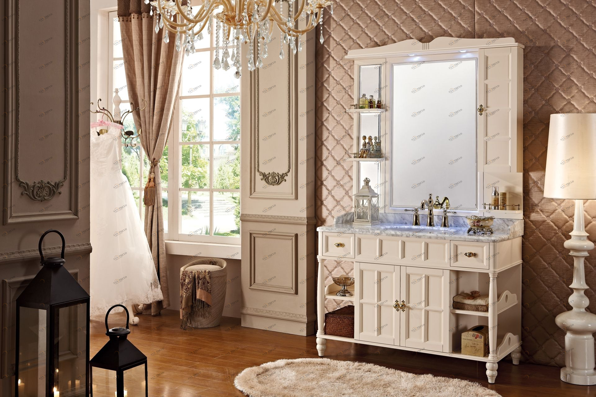 Карниз SIENA 1200 арт. TS-912-MR Белый Tessoro TS912MRW