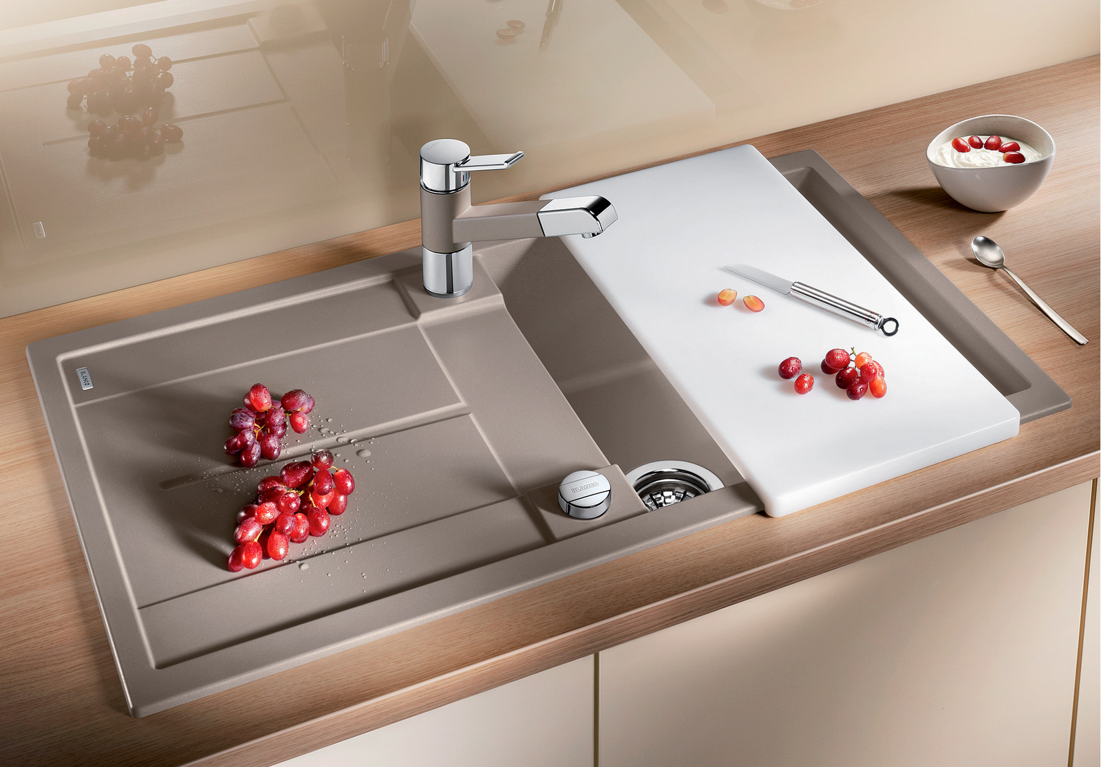 513036 Кухонная мойка Blanco Metra 5 S алюметаллик  Blanco Metra Алюметаллик - Вид №1