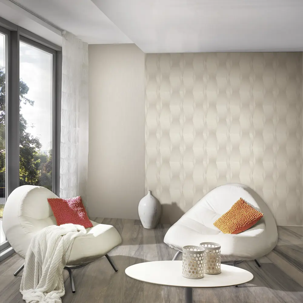 Обои флизелиновые Erismann Fashion for walls бежевые 1.06 м 12035-26 STLM-2053526 - Вид №2