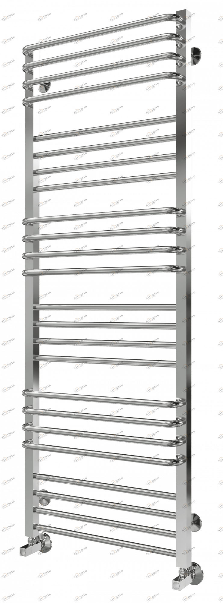 4620768886829 ЛЮКС Соренто П24 500х1456 (4+4+4+4) Полотенцесушитель TERMINUS Нержавеющая сталь