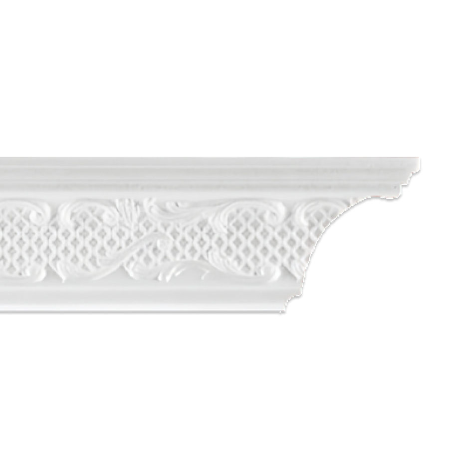 Плинтус потолочный инжекционный D 120/70 ( 55 шт. в упак.) Decor Ek STSR-2021