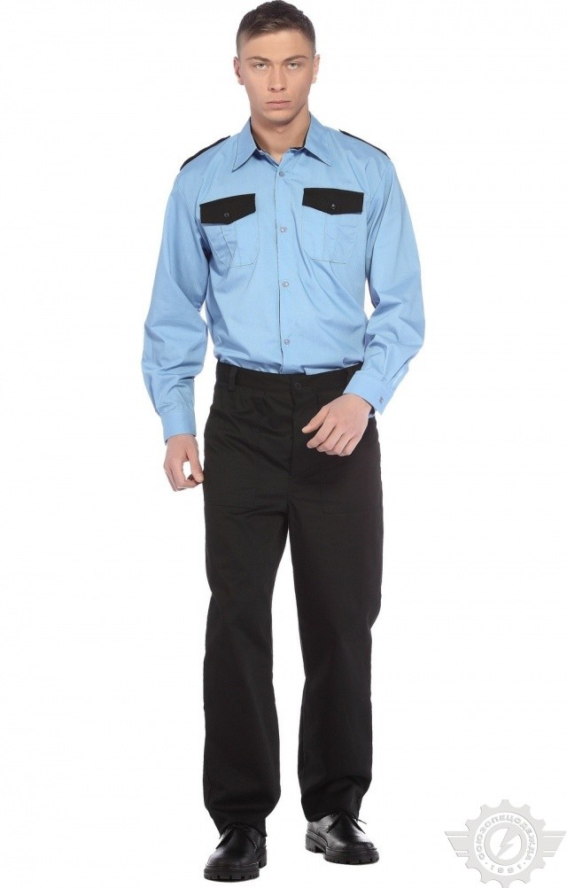 65903 Сорочка "Страйк"  Одежда для охранных структур  размер 60-62/170-176 Спецодежда  - Вид №2