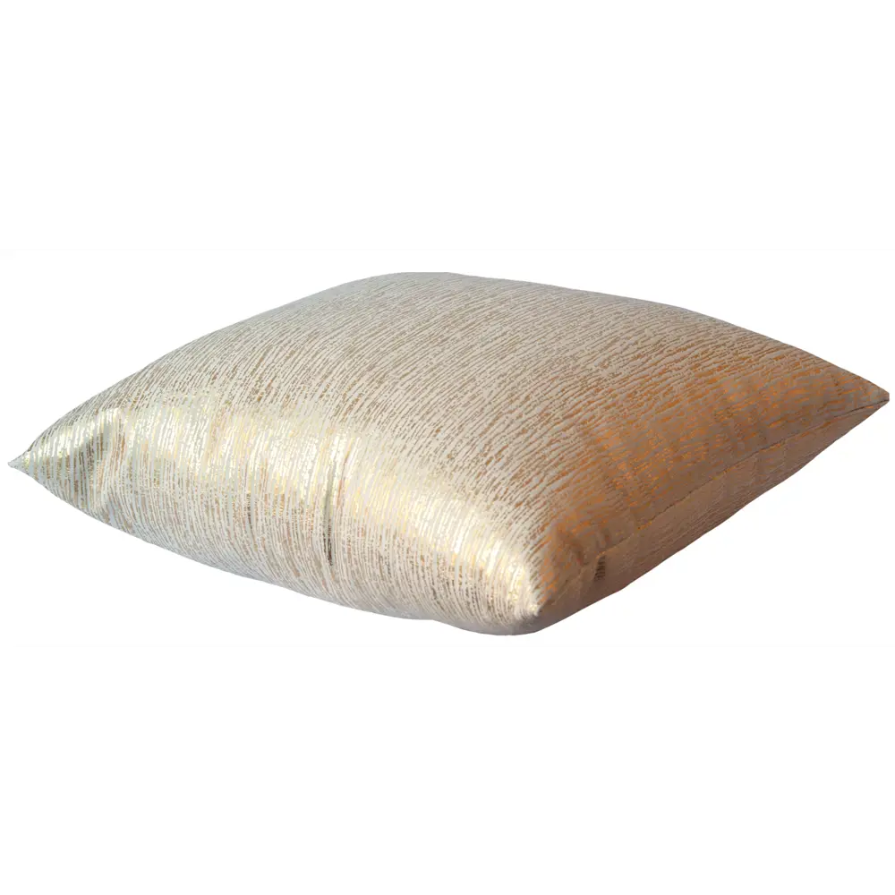 Подушка Seasons Nawa бархат 45x45 см цвет серо-золотой STLM-2040634 - Вид №1