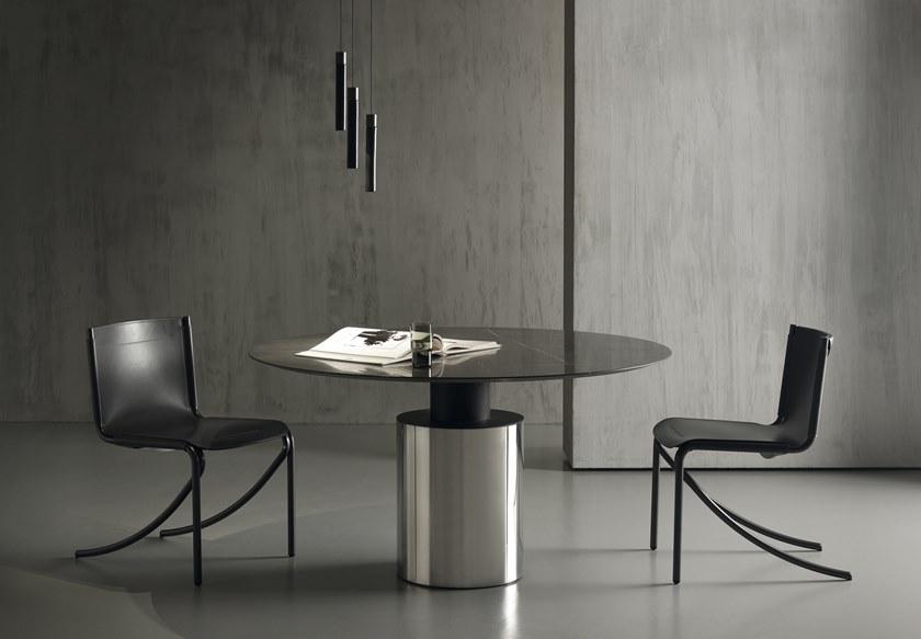 ACERBIS Круглый мраморный стол на металлической основе sun-id-1491845 - Вид №2