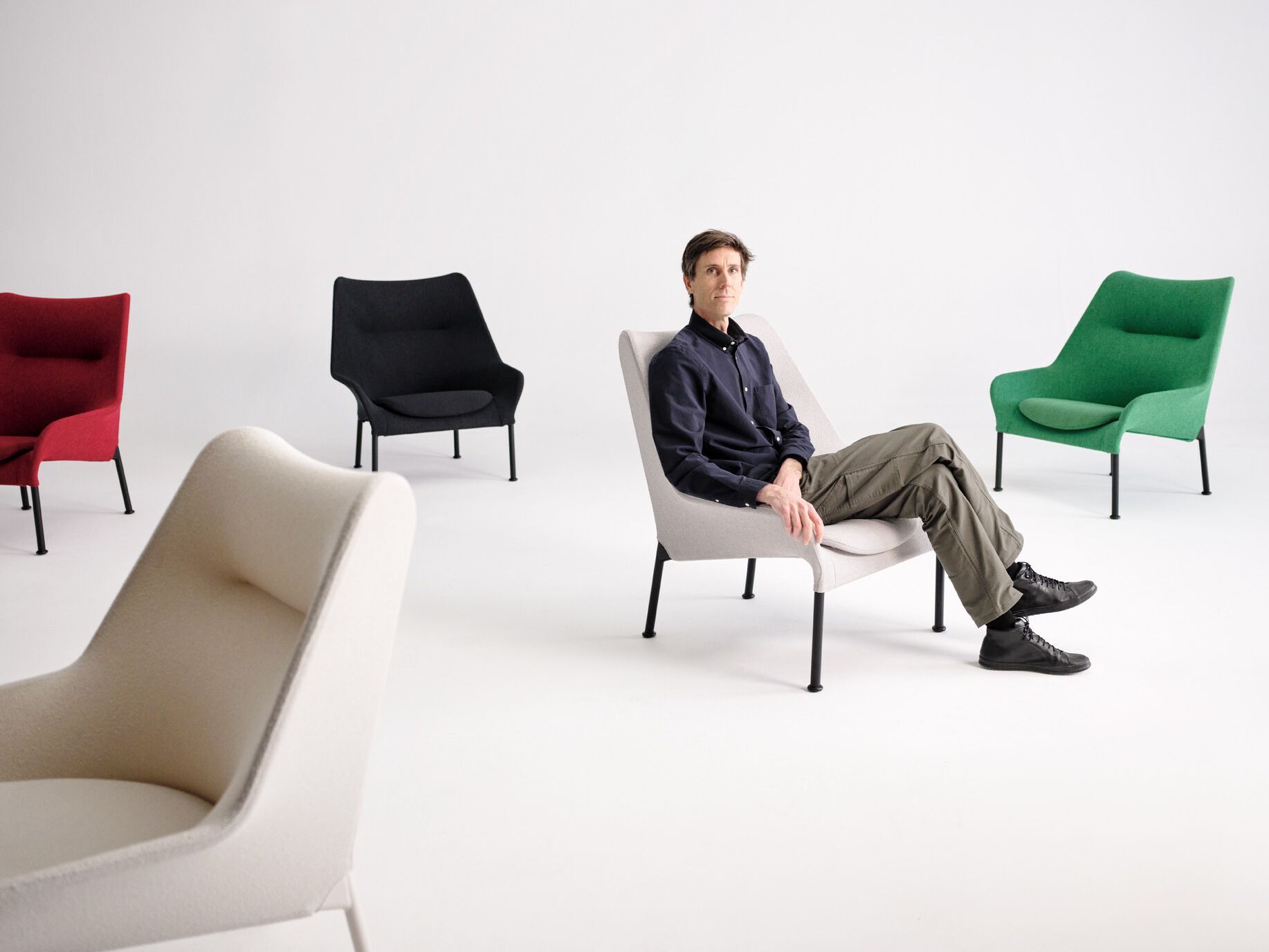 Съемное тканевое кресло с подлокотниками Hay O2 ARCH-00082878 - Вид №66