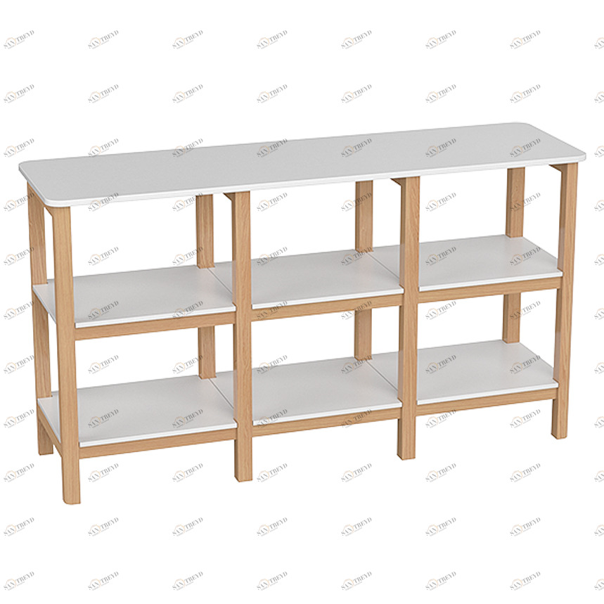 Стеллаж низкий Classic белый ELLIPSE ELLIPSE CLASSIC 351703 Белый Santreyd 