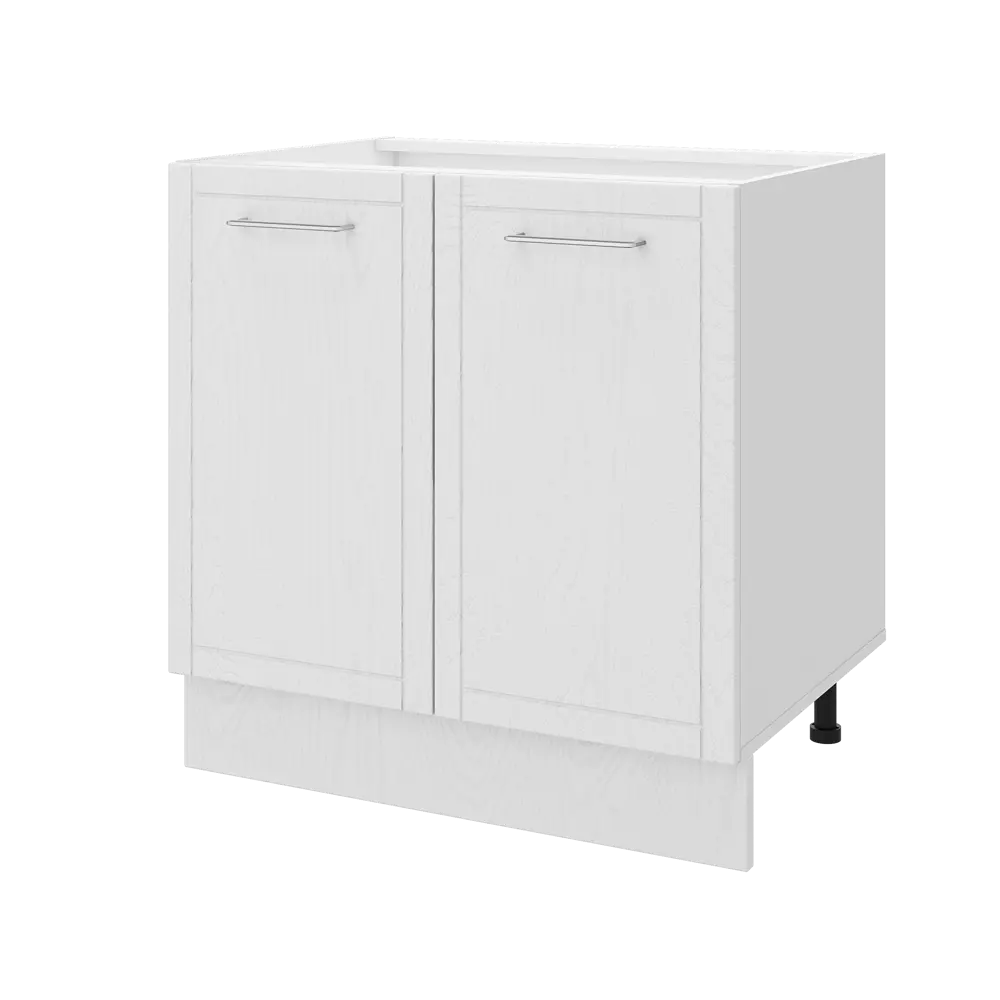 Кухонный шкаф напольный Агидель 80x82.5x58 см МДФ цвет белый DELINIA STLM-2141284 - Вид №2