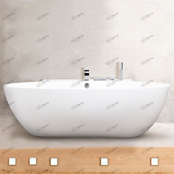 Ванна отдельностоящая Stone One Wall Aquamass