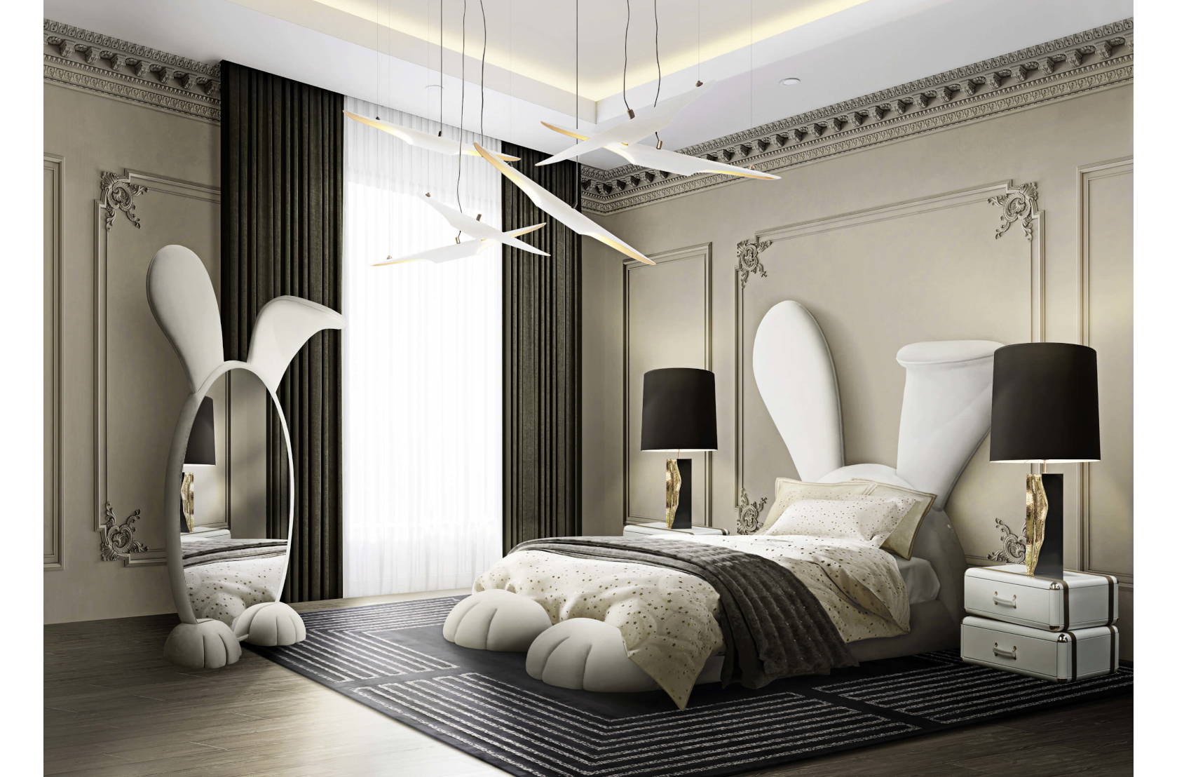 CIST384 Зеркала для детской Кролик Circu  - Вид №12