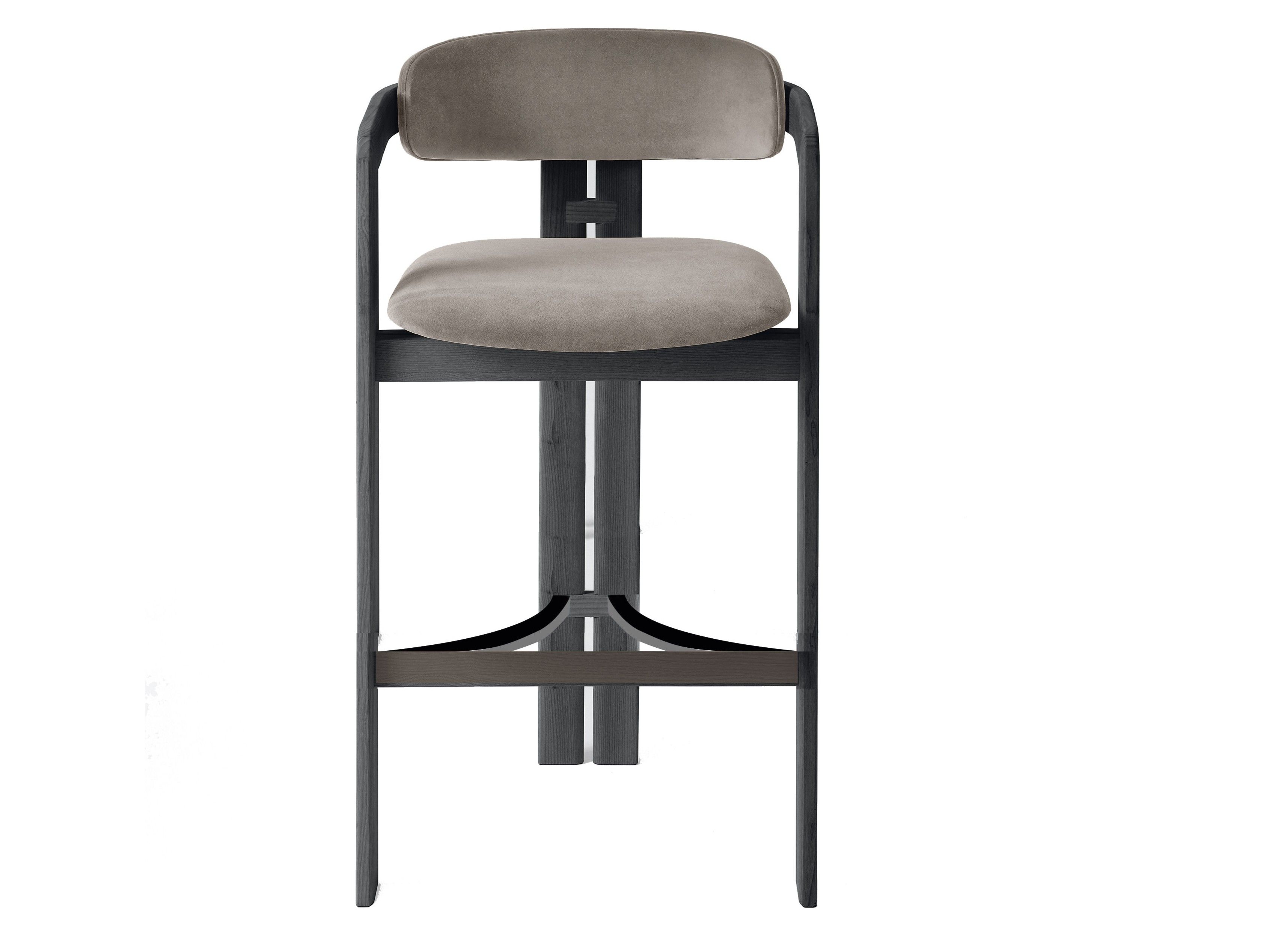 Высокий стул из массива дерева со спинкой Gallotti&Radice 0419 ARCH-00101472