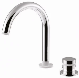 Rubinetteria Giulini Смеситель для умывальника на 2 отверстия с регулируемым изливом Myring Fmr0040/sc