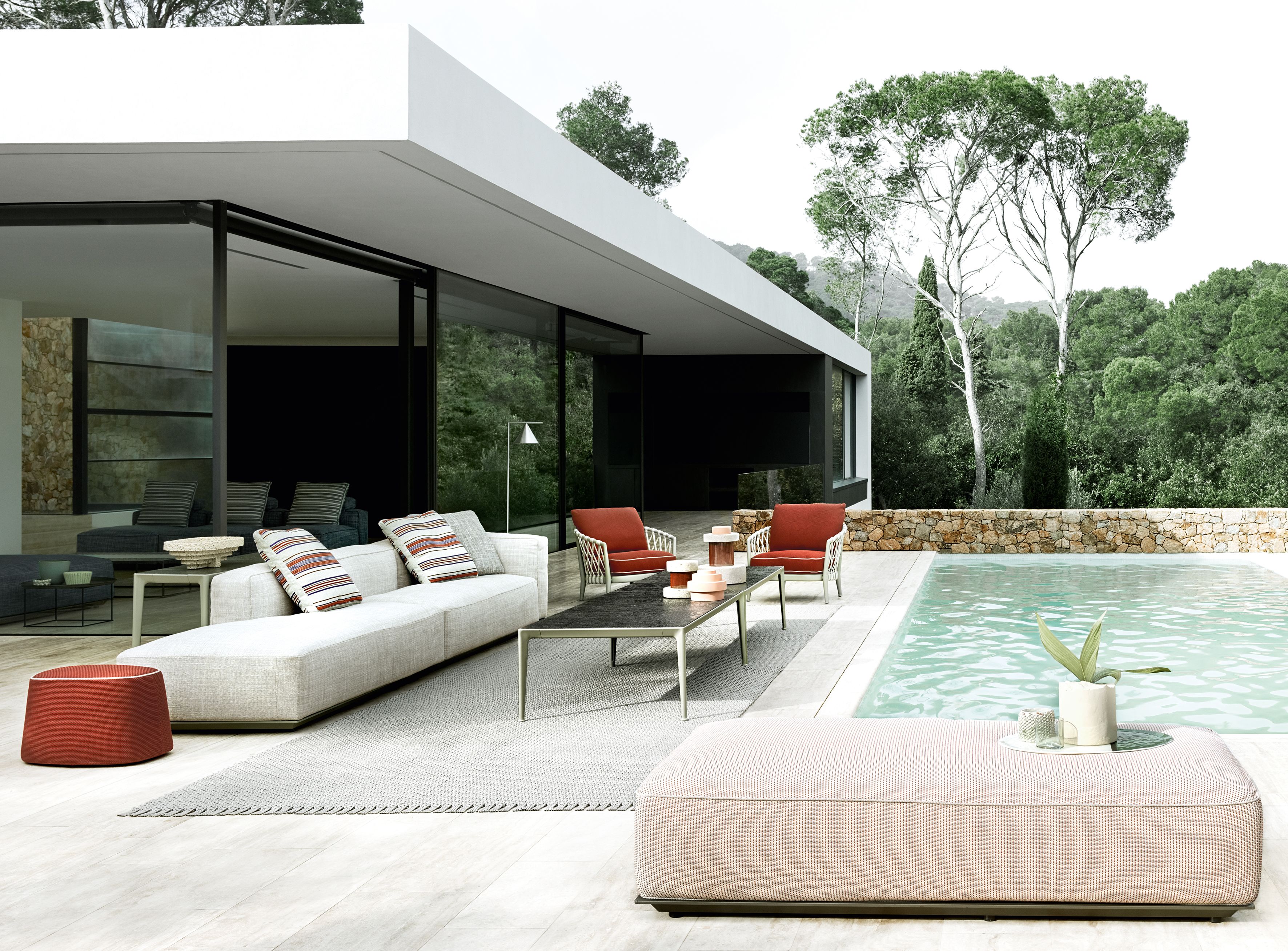 Ткань сад диван B&B Italia Outdoor HYBRID ARCH-00117020 - Вид №8