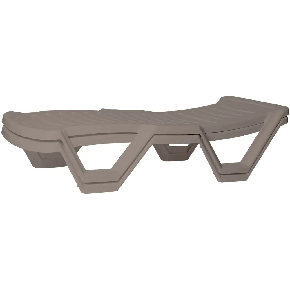 Шезлонг без подушки Элластик 187x32 см пластик коричневый Santreyd STLM-2163477 - Вид №7