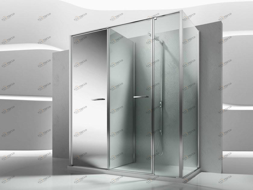 Настенная душевая кабина с вещевым ящиком Twin Santreyd sun-id-1395899