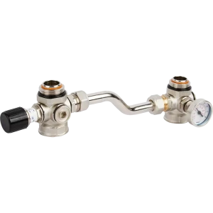 Байпас Valtec проходной с перепускным клапаном, 200 мм, латунь 82575595 STLM-2191708