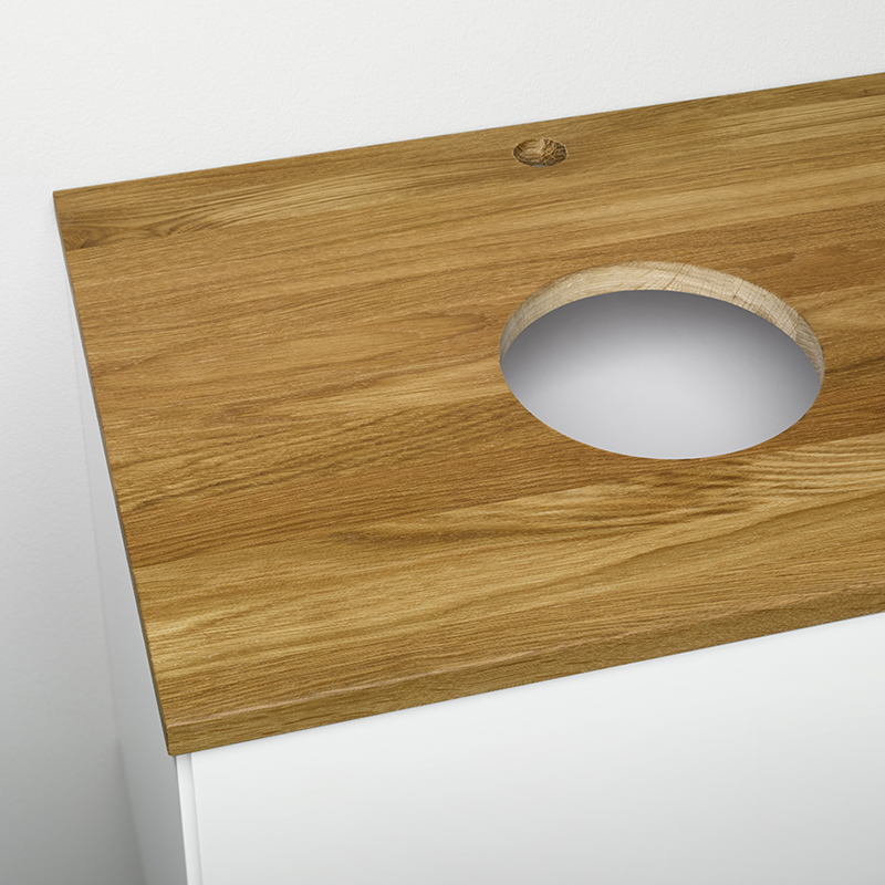 20071284 Рабочая Стойка 1010X462X20 Massive Ek Westerbergs Дубовый 