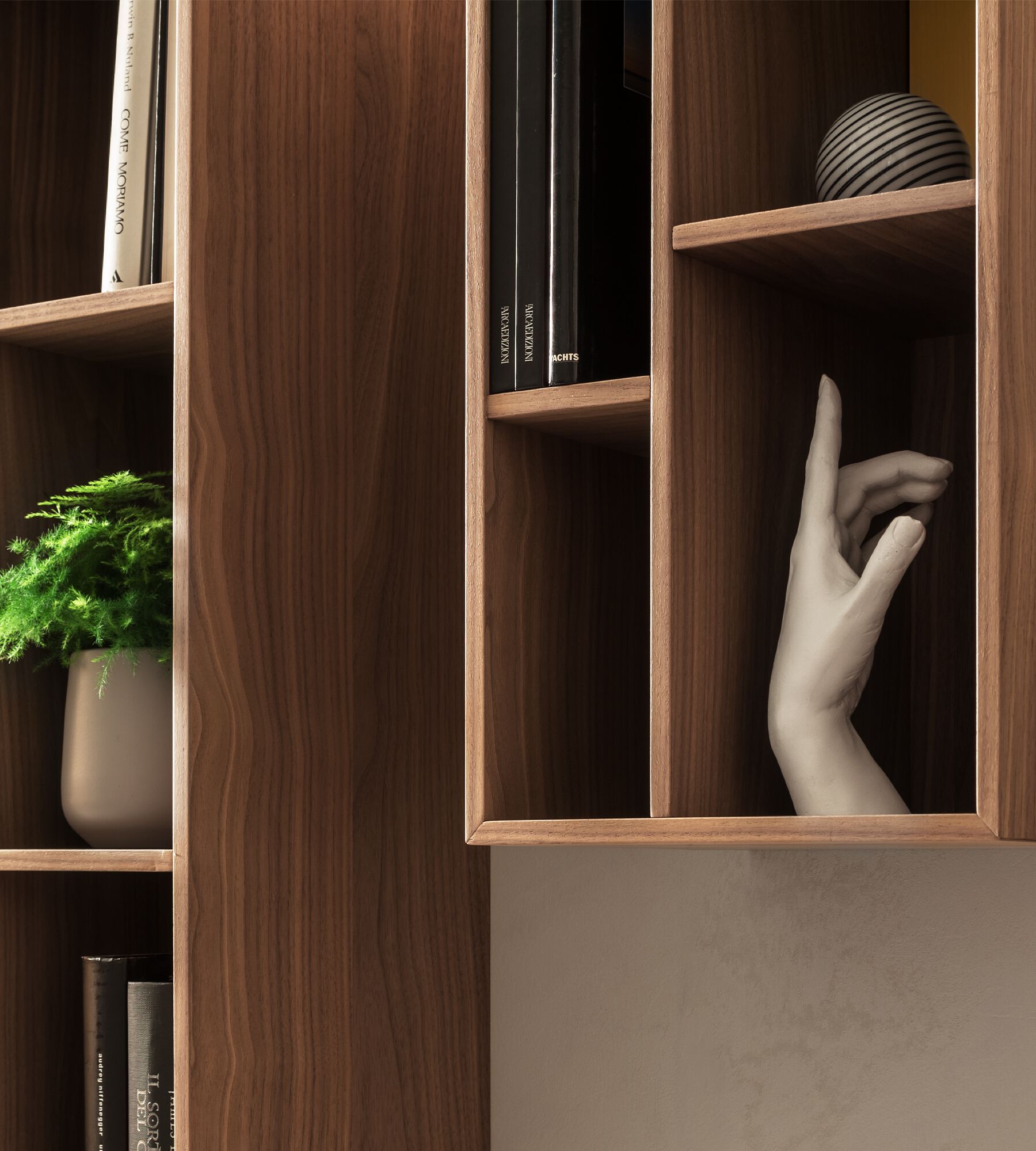 Вертикальный навесной шкаф из МДФ Morica Design PANGEA ARCH-00028476 - Вид №19