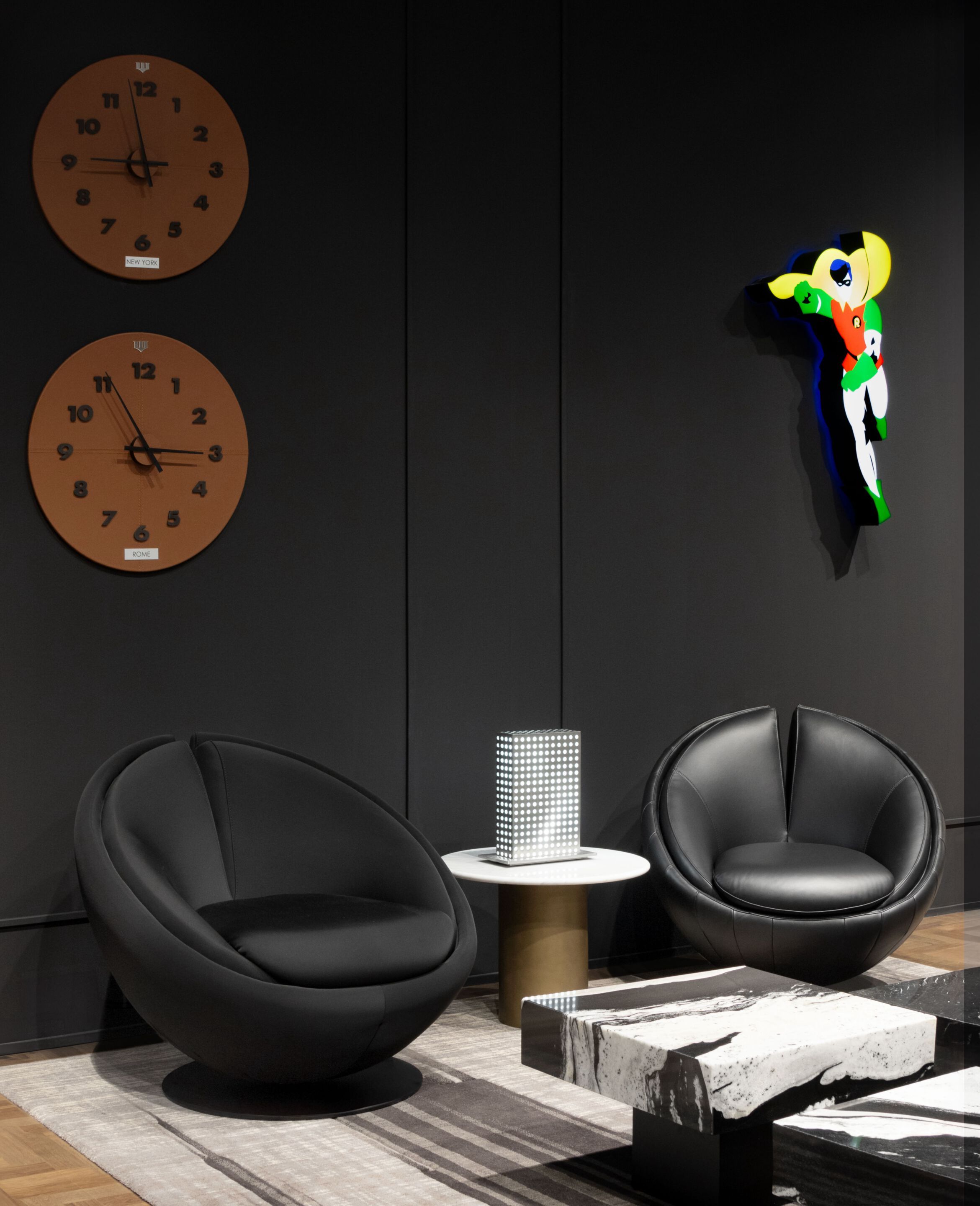 Кожаное вращающееся кресло Wayne Enterprises Home Collection WE-003/L ARCH-00086911 - Вид №3