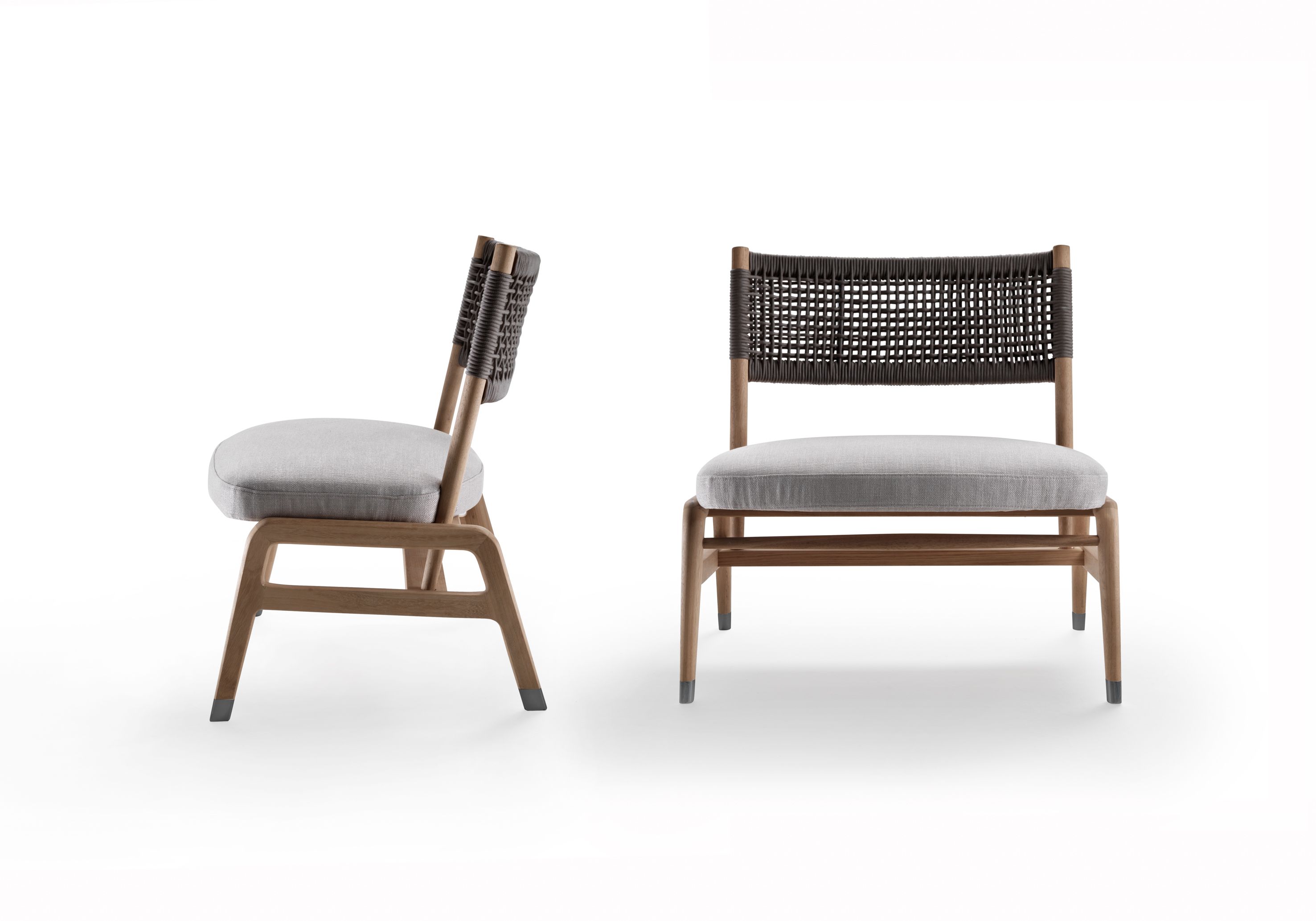 Кресло из массива дерева с мягким сиденьем Flexform Ortigia ARCH-00036822 - Вид №3