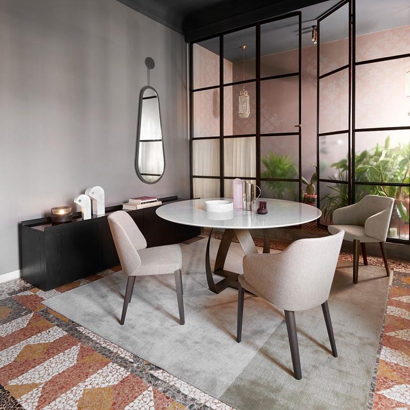 Potocco Стул с обивкой и подлокотниками Concha 905/p - Вид №2