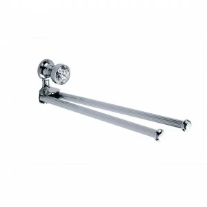 Полотенцедержатель, двойной JOERGER Palazzo Crystal