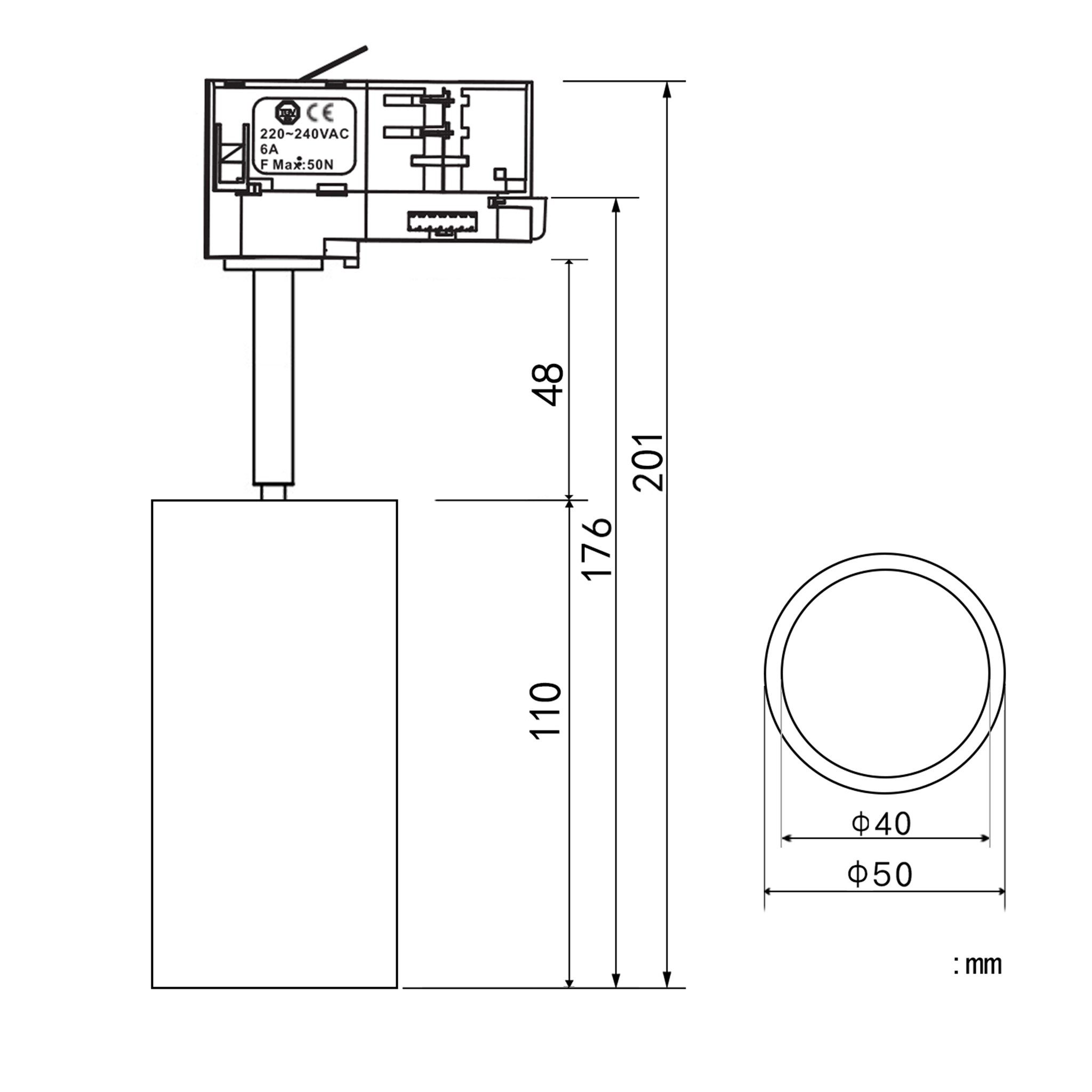 Регулируемый металлический светодиодный прожектор Valaisin Grönlund MINITUBE ARCH-00057792 - Вид №10