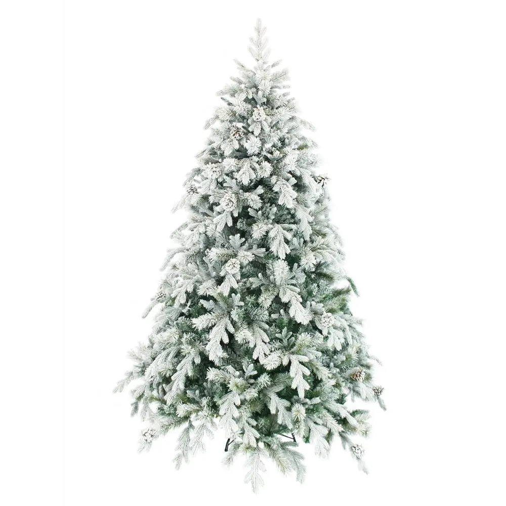 Ель новогодняя искусственная Crystal Queen заснеженная 210 см BEATREES STLM-2074546