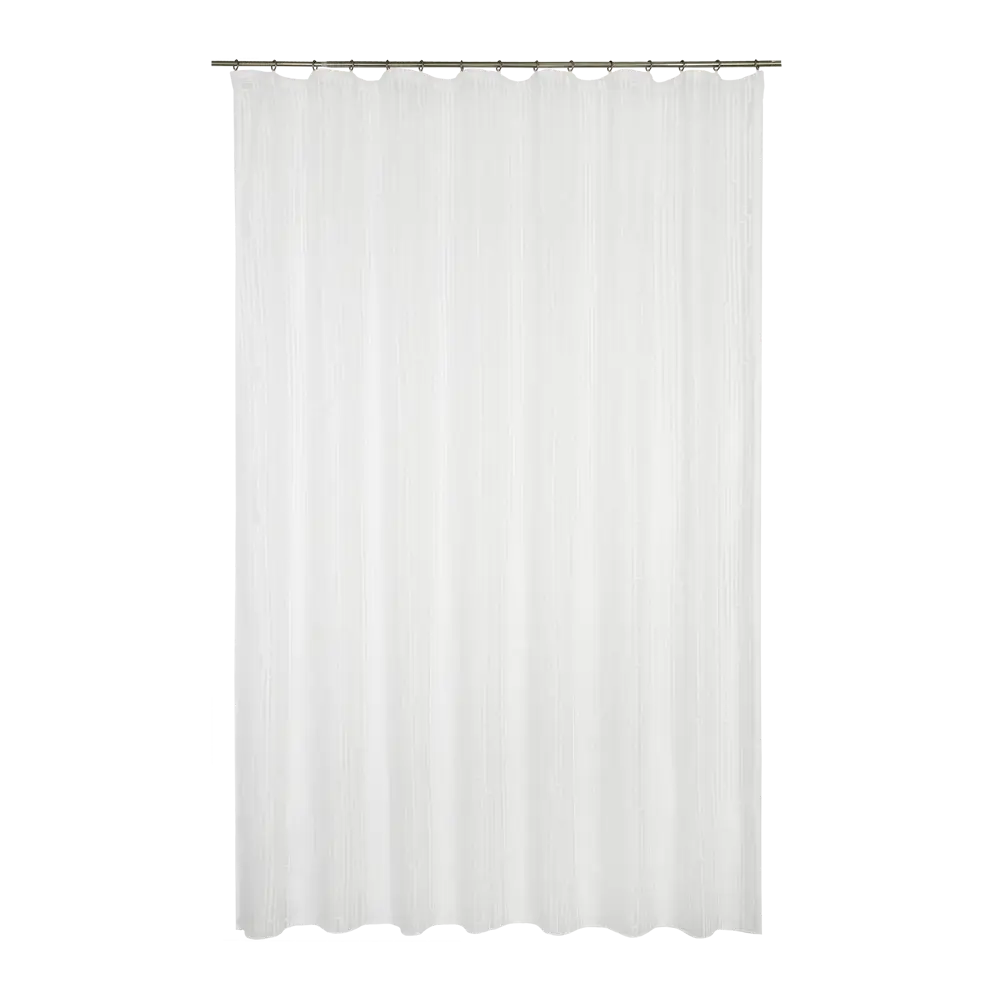 Тюль на ленте «Полоса» 250x280 см цвет белый GARDEN STLM-2142254