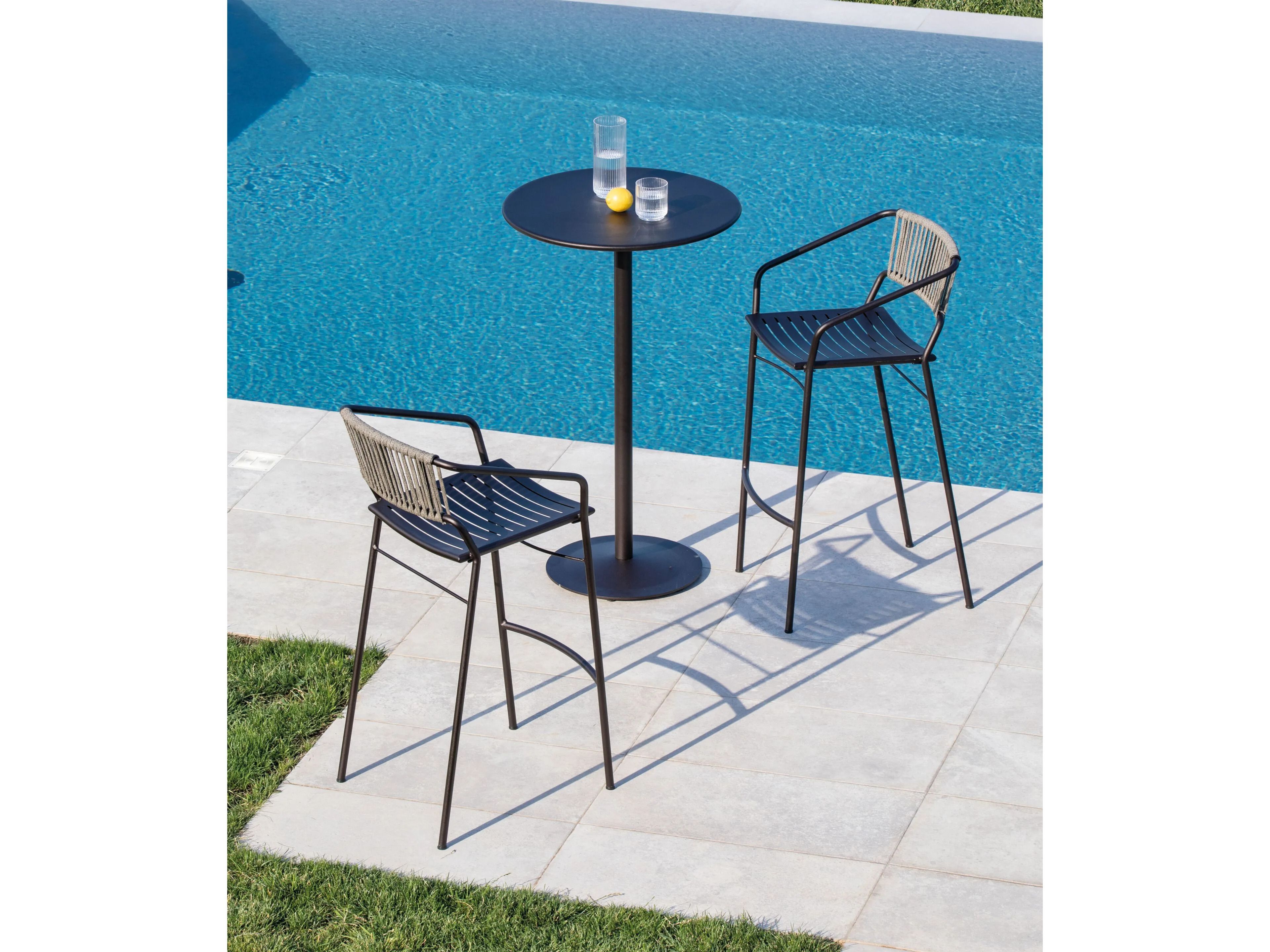 Металлический штабелируемый высокий садовый стул Vermobil слот ARCH-00137815 - Вид №2