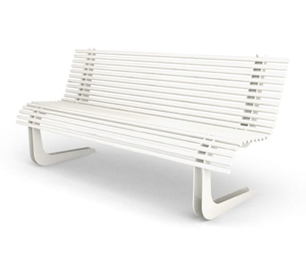 Стальная скамья со спинкой Viscio Urban Design MOBY ARCH-00108961 - Вид №18