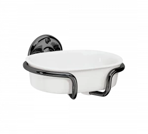 Gentry Home Керамический держатель стакана St James Темный никель GH101697