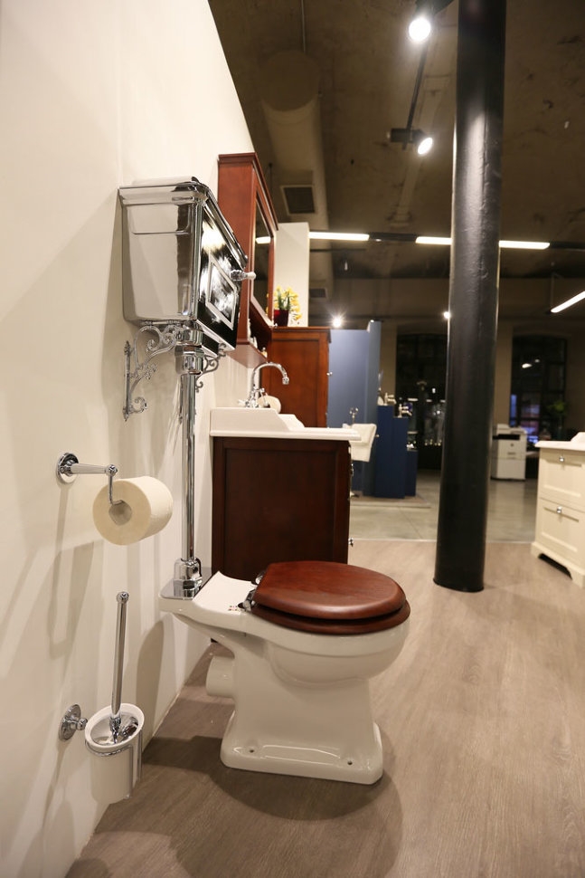 T71 CHR, T33 CHR, P5 Компакт унитаз с бачком Белый Burlington  Англия  - Вид №7