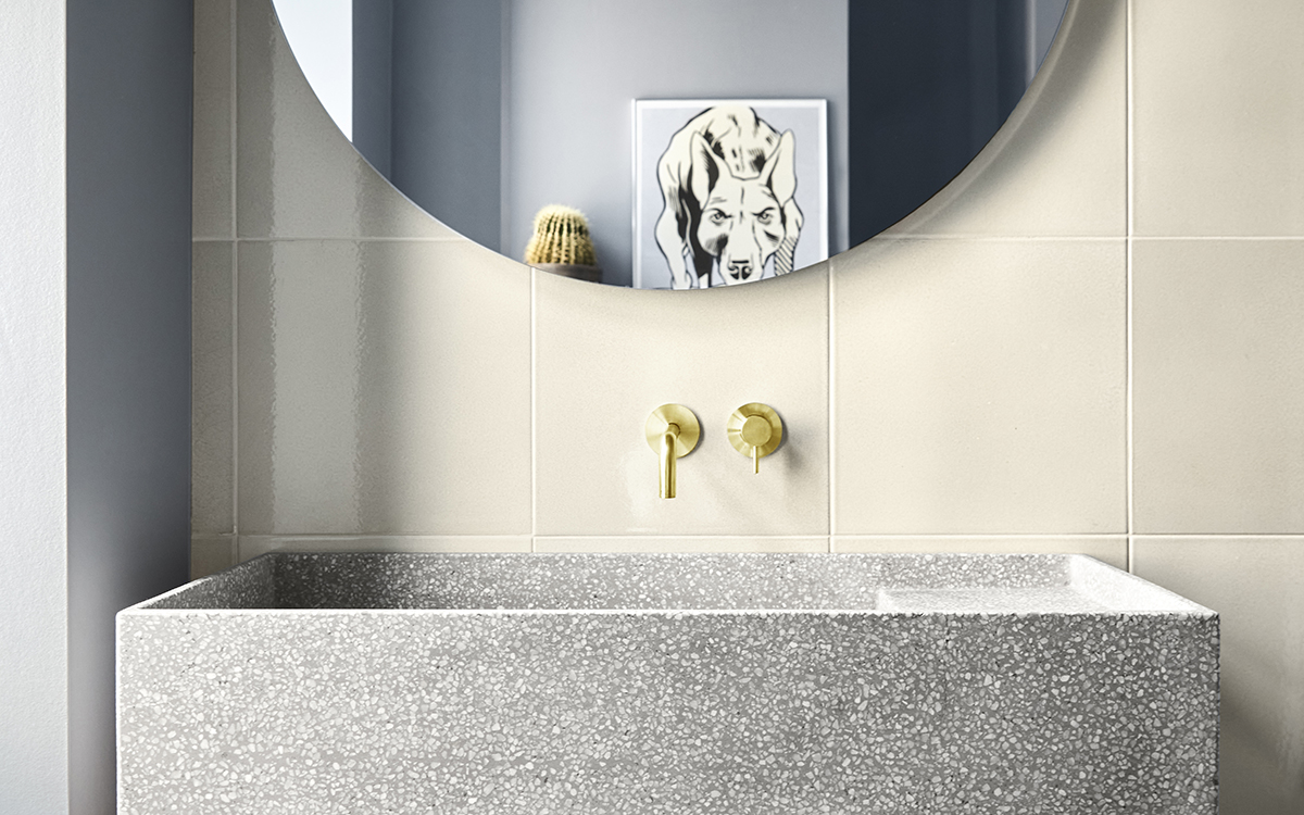 QT3100-250SMP3 Смеситель встраиваемый 250 мм - имитация латуниd line Qtoo  - Вид №2