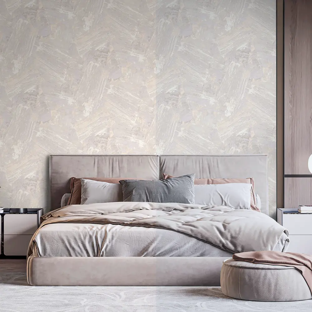 WALLSECRET Encanto - флизелиновые обои пудрового оттенка с тиснением 89363296 STLM-0817378 - Вид №4