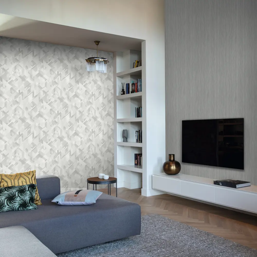 Обои флизелиновые Inspire Gustave темно-серые 1.06 м Ash 2 STLM-2192604 - Вид №3