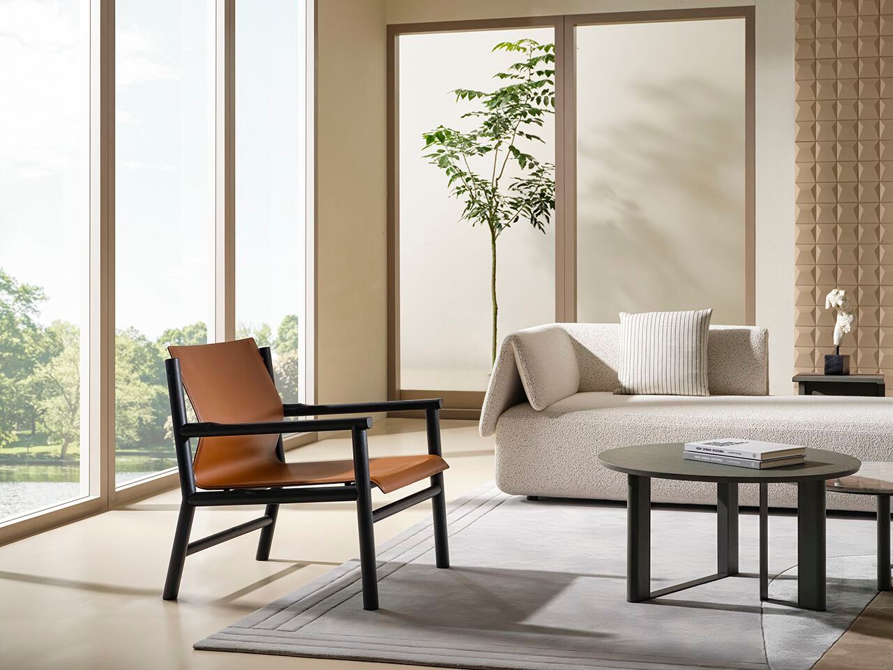 Кожаное кресло с подлокотниками HC28 maison SIO ARCH-00088610 - Вид №2