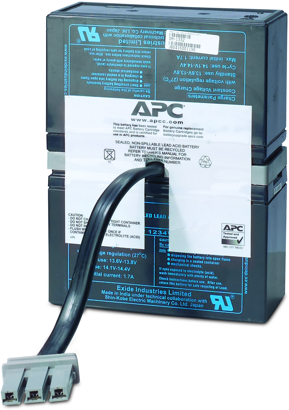 RBC33 replacement battery cartridge #33 APC Santreyd 