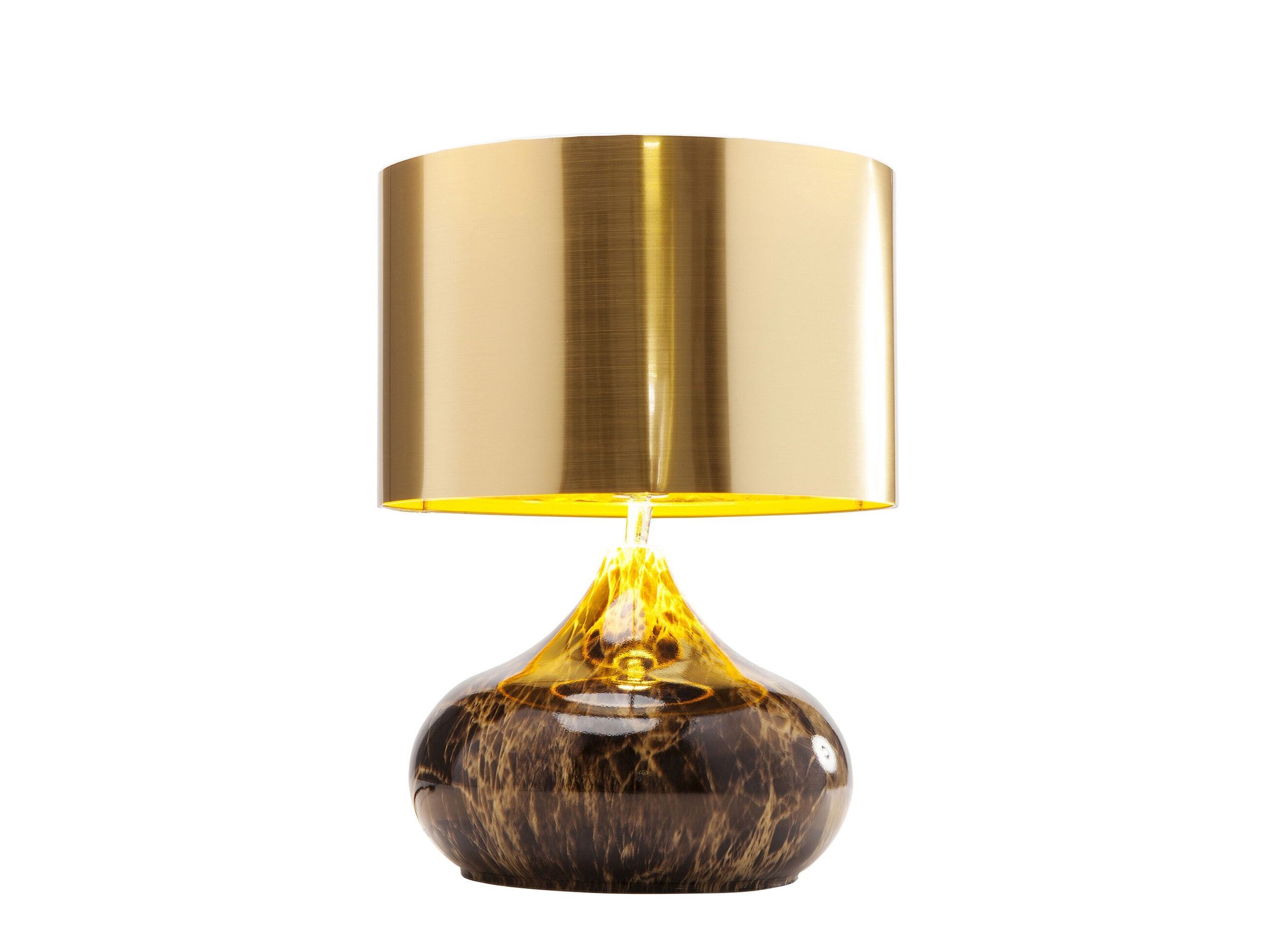 Настольная лампа из стали и ПВХ KARE Design MAMO DELUXE GOLD ARCH-00030592