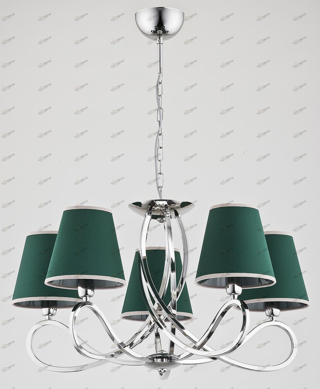 Подвесная люстра Alfa Willma 23355 ALFA ДИЗАЙНЕРСКИЕ, WILLMA 187148 Зеленый 