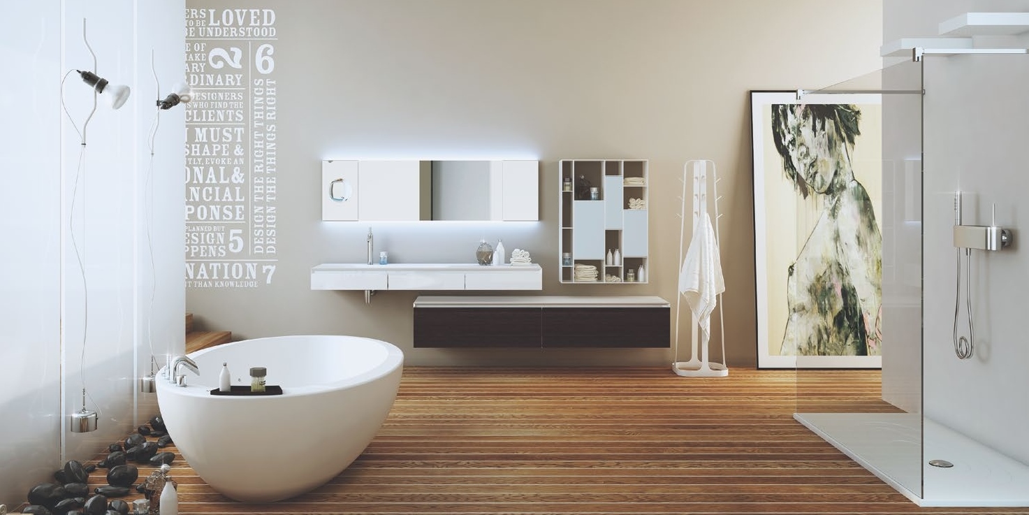 Moma Design Тумба подвесная с 3 ящиками 1800 Evoline Emotion3 250 белая матовая SEV1180LO - Вид №4